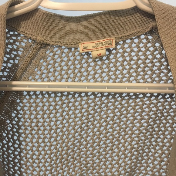 Gap Grey Mesh Cardigan - Picture 2 of 2